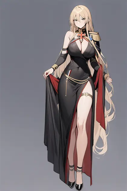 1girl, bismarck (beacon of the iron blood) (azur lane), azur lane