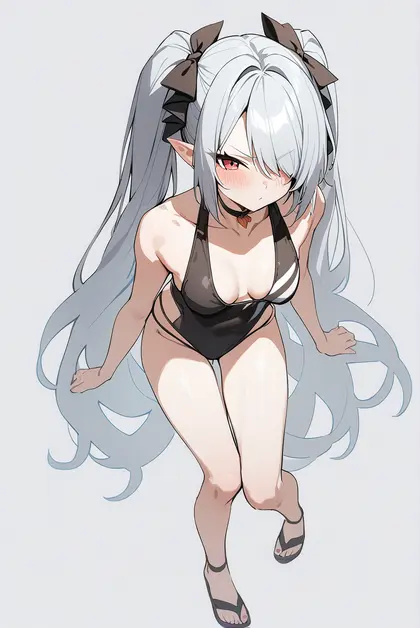 1girl, iori (swimsuit) (blue archive), blue archive