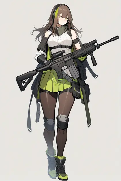 1girl, m4a1 (mod3) (girls' frontline), girls' frontline