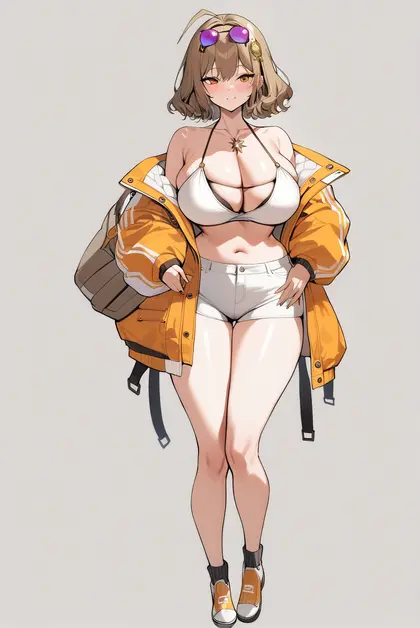 1girl, anis (sparkling summer) (nikke), goddess of victory: nikke