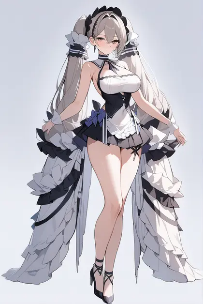 1girl, formidable (timeless classics) (azur lane), azur lane