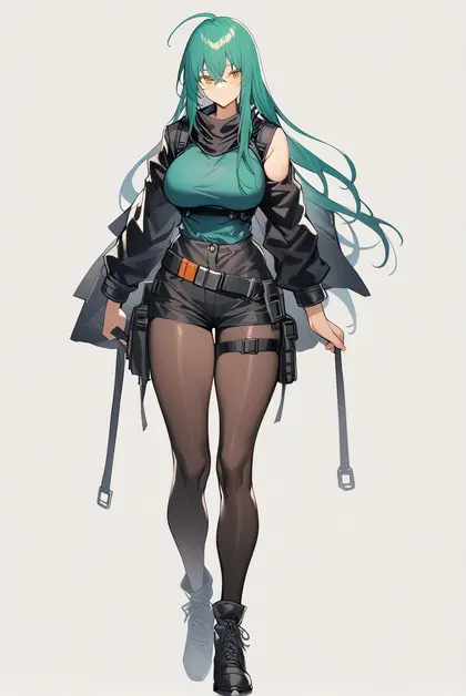 1girl, hoshiguma (arknights), arknights