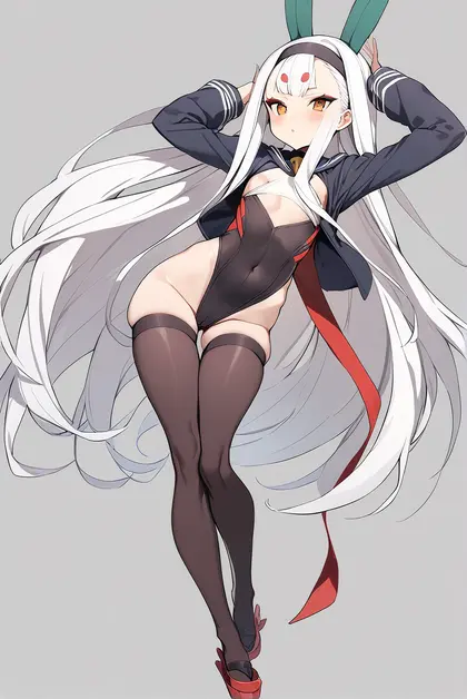 1girl, shimakaze (azur lane), azur lane