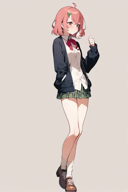 1girl, sasaki saku (1st costume), nijisanji