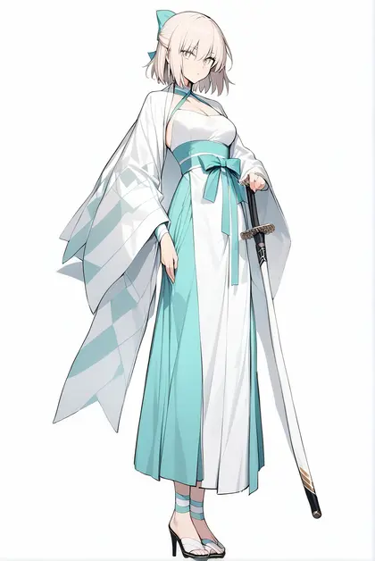 1girl, okita j. souji (third ascension) (fate), fate/grand order