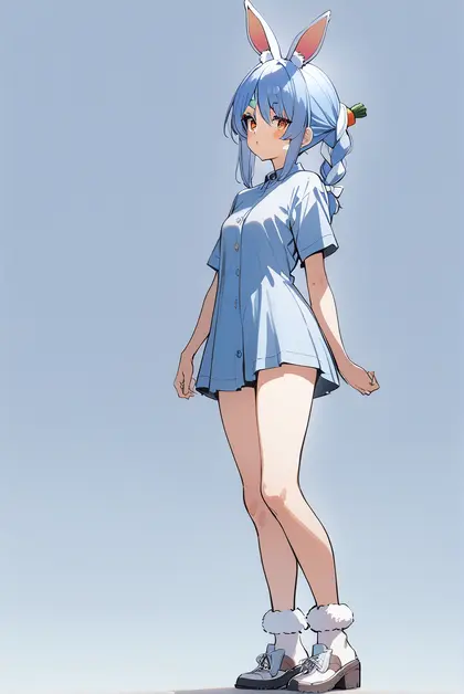 1girl, usada pekora, hololive