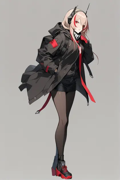 1girl, m4 sopmod ii (girls' frontline), girls' frontline