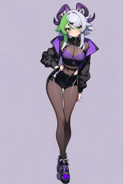 1girl, apricot the lich, vshojo