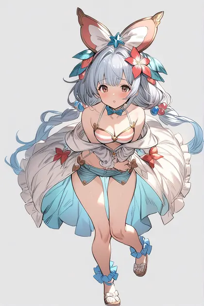 1girl, vikala (blooming summer wallflower) (granblue fantasy), granblue fantasy