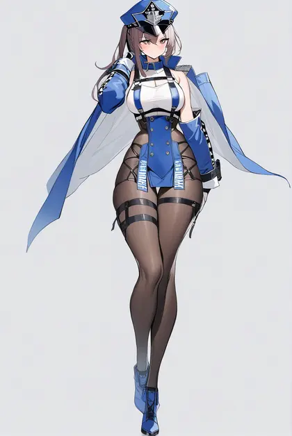 1girl, baltimore (finish line flagbearer) (azur lane), azur lane