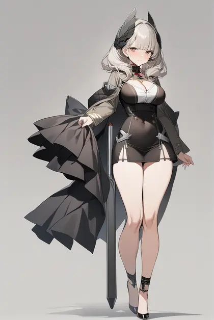 1girl, luetzow (azur lane), azur lane