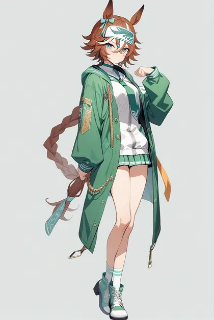 1girl, bamboo memory (umamusume), umamusume