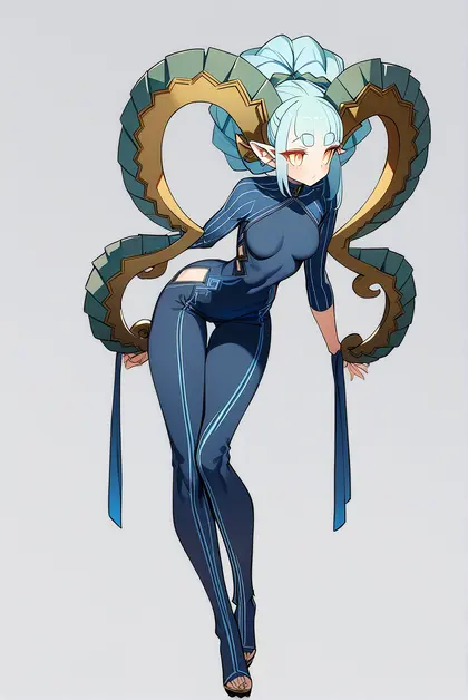 1girl, larva tiamat (fate), fate/grand order