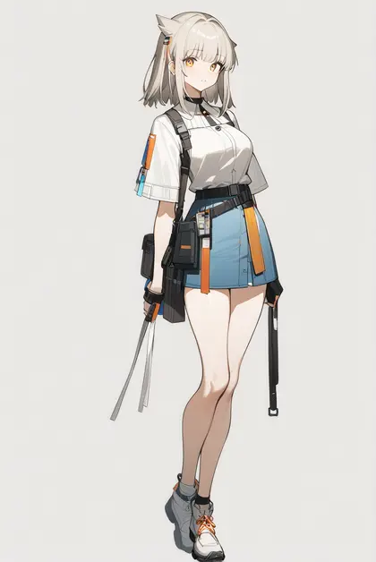 1girl, perlica (arknights), arknights