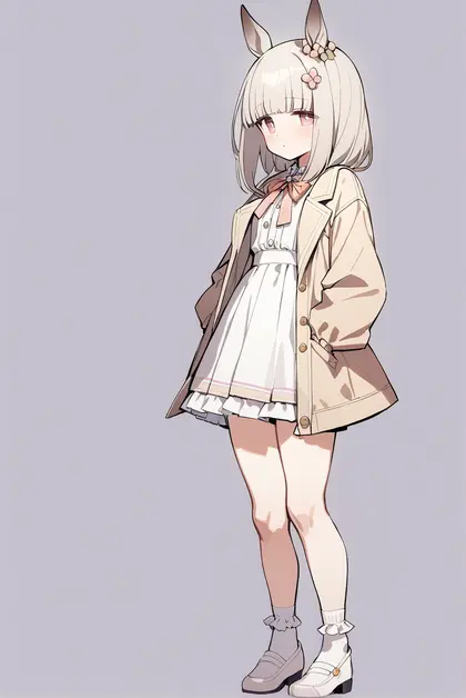 1girl, happy meek (umamusume), umamusume