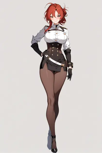 1girl, murata himeko (battle storm), honkai (series)