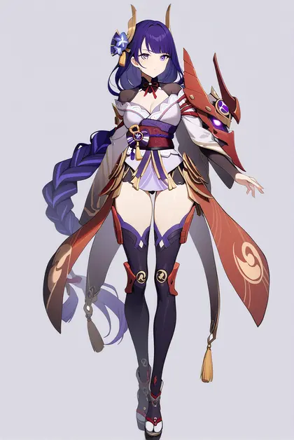 1girl, raiden shogun (magatsu mitake narukami no mikoto), genshin impact