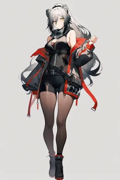 1girl, schwarz (arknights), arknights