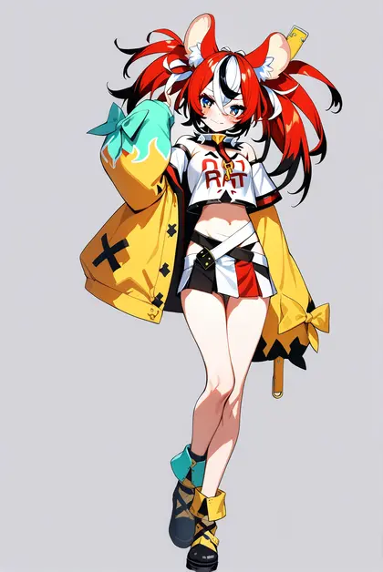 1girl, hakos baelz (1st costume), hololive