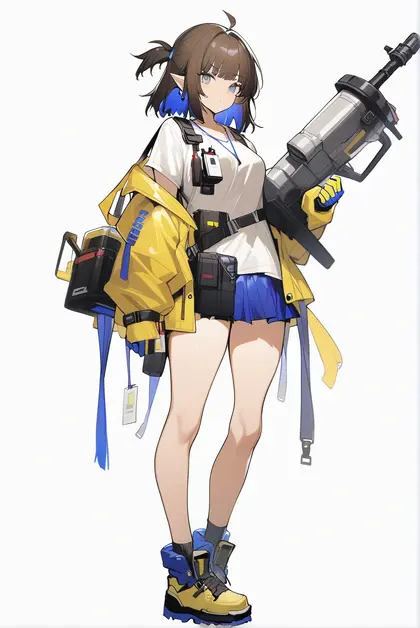 1girl, eunectes (forgemaster) (arknights), arknights