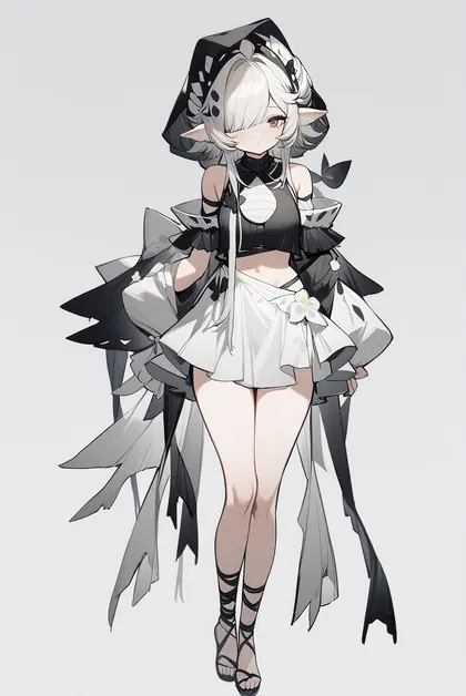 1girl, tomimi (silent night) (arknights), arknights