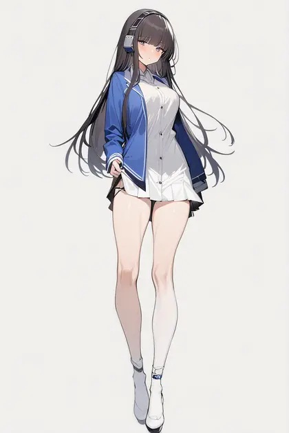 1girl, long island (azur lane), azur lane