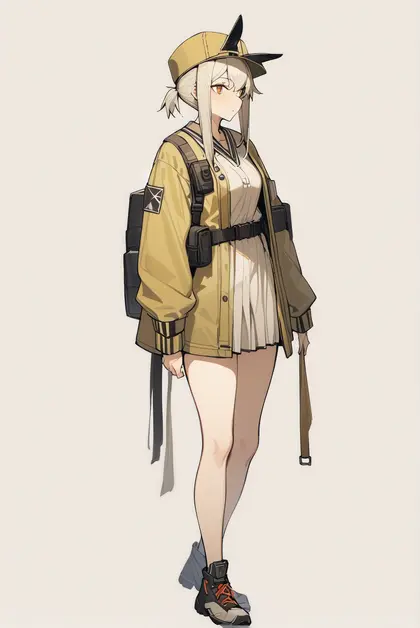 1girl, firewatch (arknights), arknights