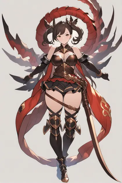 1girl, ouroboros (granblue fantasy), granblue fantasy