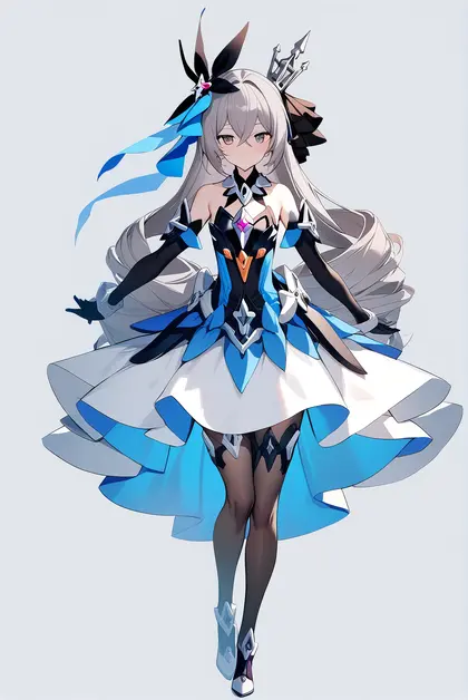 1girl, bronya zaychik (herrscher of reason), honkai (series)