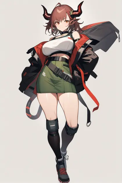 1girl, sideroca (arknights), arknights