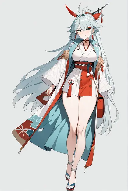 1girl, hakuryuu (azur lane), azur lane