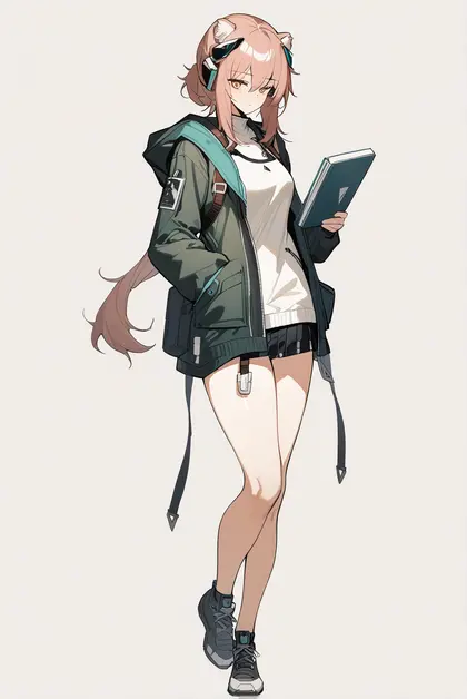 1girl, gravel (arknights), arknights