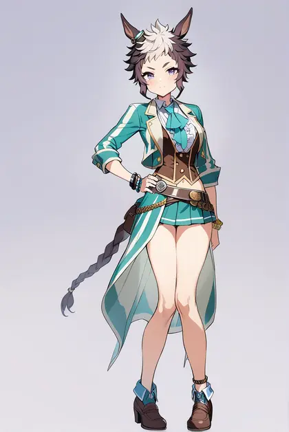 1girl, mejiro ryan (umamusume), umamusume