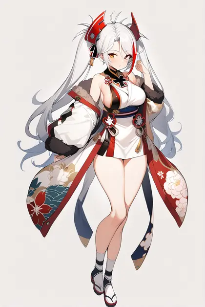 1girl, prinz eugen (profusion of flowers) (azur lane), azur lane
