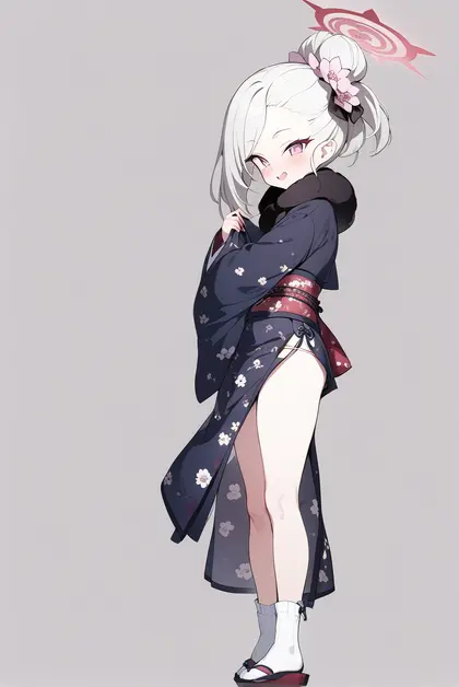 1girl, mutsuki (new year) (blue archive), blue archive