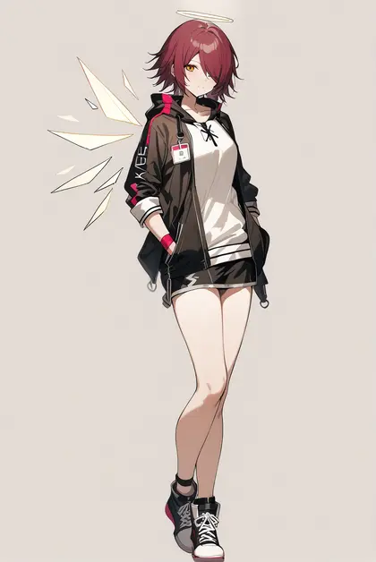 1girl, exusiai (arknights), arknights