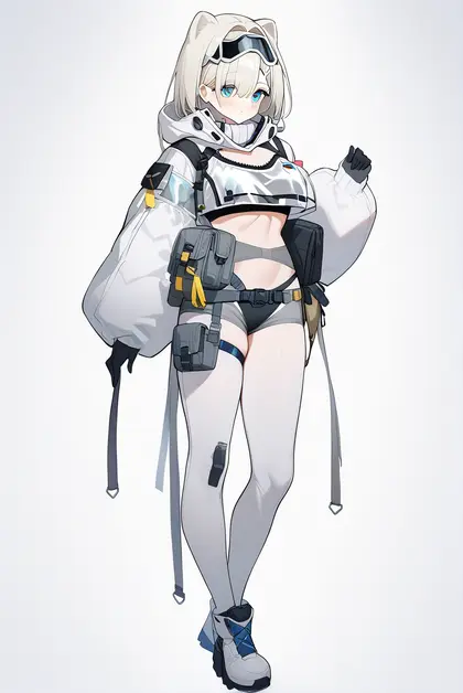 1girl, aurora (arknights), arknights