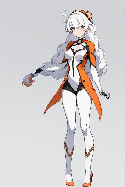 1girl, kiana kaslana (white comet), honkai (series)