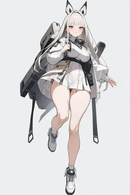 1girl, blanc (nikke), goddess of victory: nikke