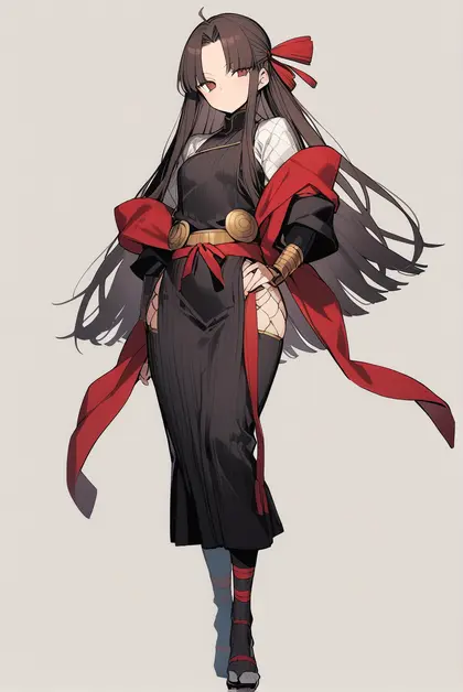 1girl, mini nobu (fate), fate/grand order