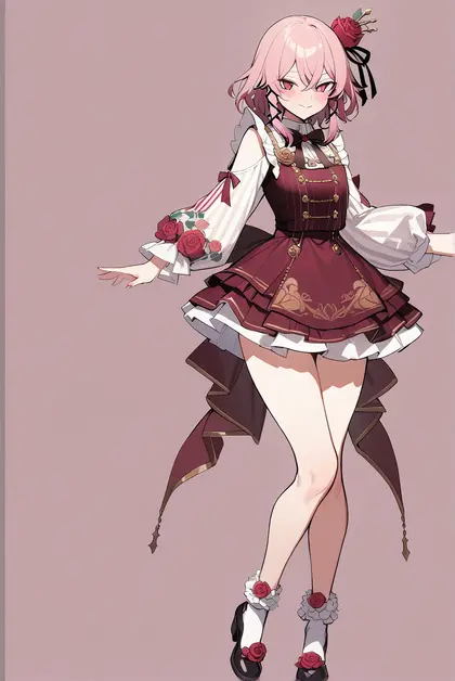 1girl, rosemi lovelock (1st costume), nijisanji