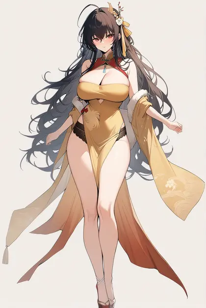 1girl, taihou (phoenix's spring song) (azur lane), azur lane