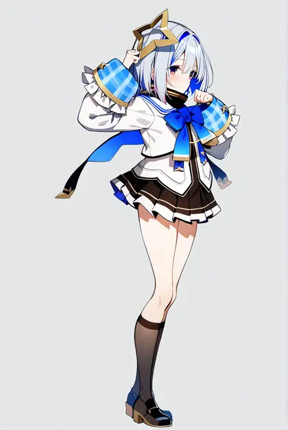 1girl, amane kanata (1st costume), hololive