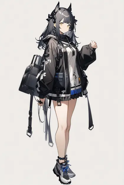 1girl, rope (arknights), arknights