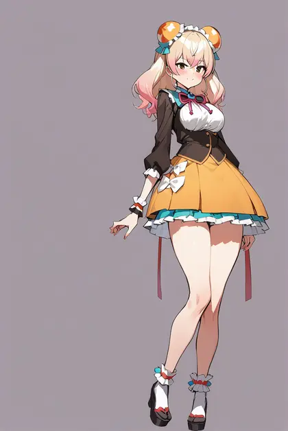 1girl, momosuzu nene (old design), hololive