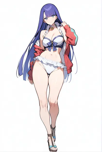 1girl, martha (swimsuit ruler) (second ascension) (fate), fate/grand order