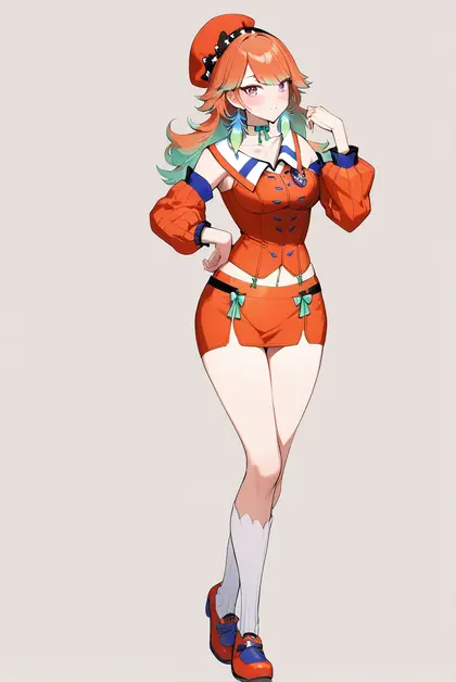 1girl, takanashi kiara (1st costume), hololive