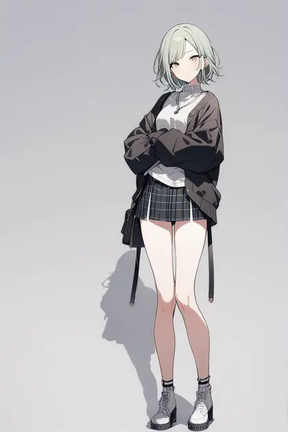 1girl, hinomori shiho, project sekai