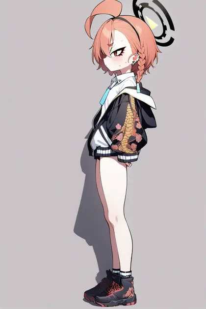 1girl, neru (blue archive), blue archive