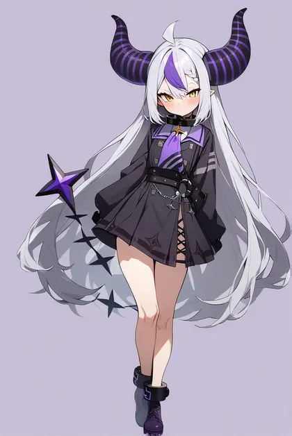 1girl, la+ darknesss, hololive